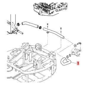 Przewód oleju hydraulicznego /zbiornik-pompa/ HR14-16