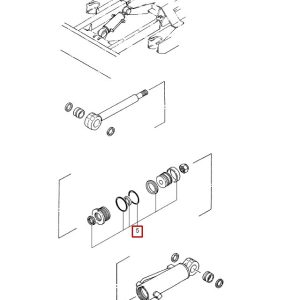 Zestaw uszczelek siłownika lemiesza B25V-B37V