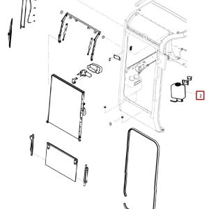 Zbiornik płynu do spryskiwaczy SK/ViO
