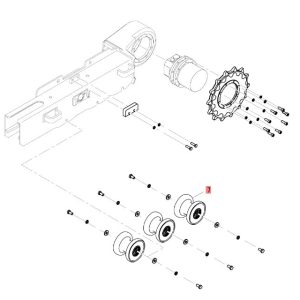 Rolka dolna prowadząca SK/SV16-19VT